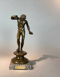 Bronze Sculpture of a Dancing Faun, 19th Century
