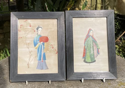 Watercolor Portrait of a Lady, Circa 1850